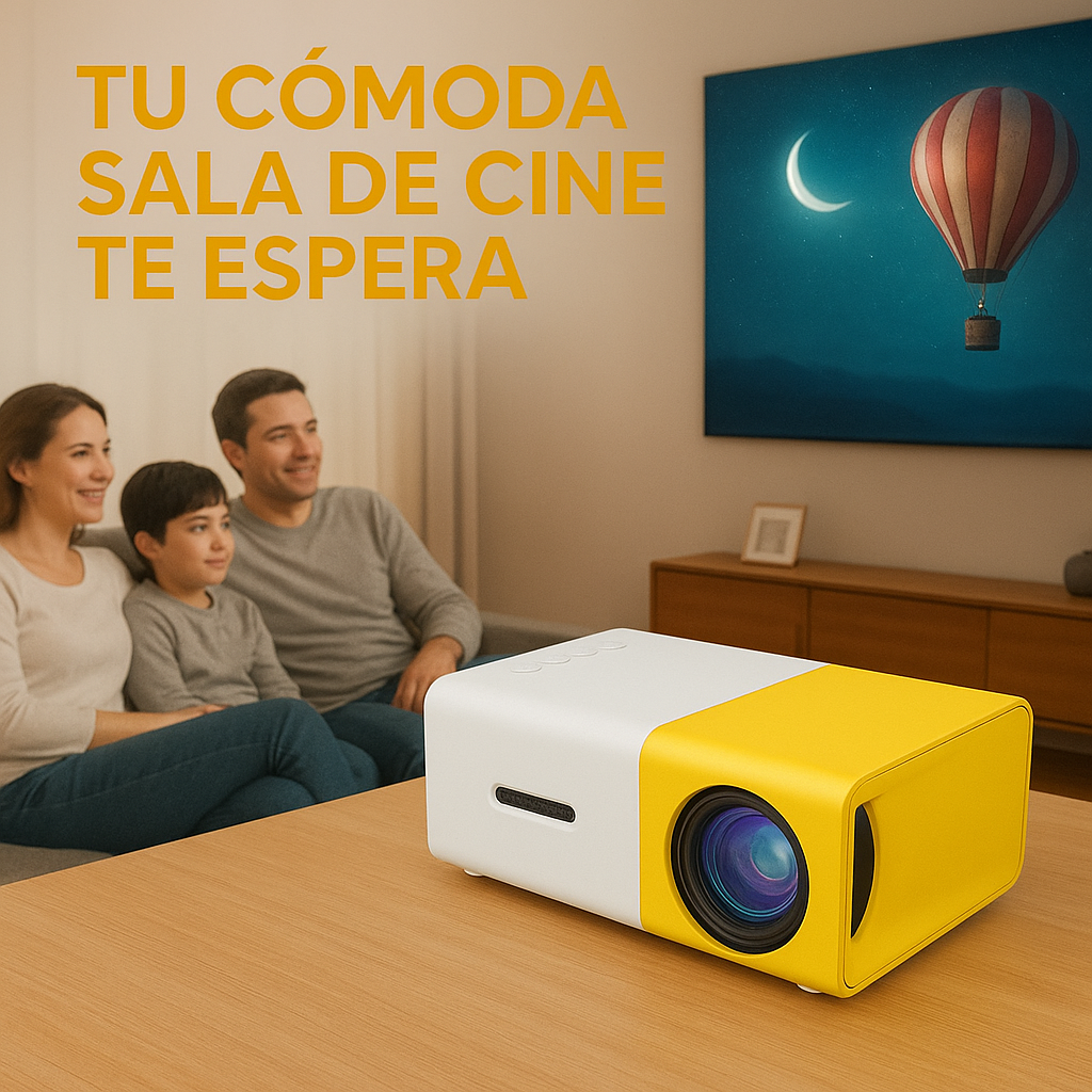 Mini Proyector Portátil 1080P
